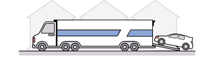 Enclosed Trailer Auto Transport